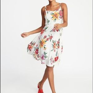 Fit and Flare cami mini dress NWT